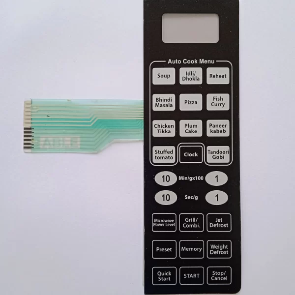 MICROWAVE MEMBRANE KEYPAD